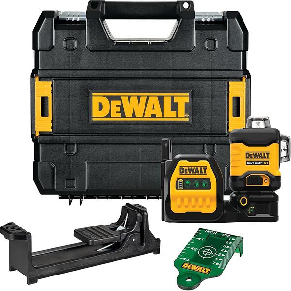 DEWALT 20V/12V MAX Laser Level, 3 x 360, Green, Bare Tool Only (DCLE34030GB)