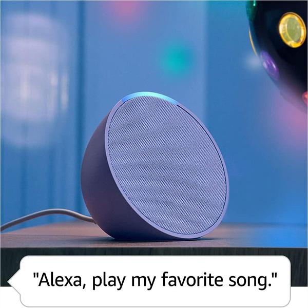 Amazon Echo Pop (1st Generation) - Our smallest Alexa speaker, Fits in any room