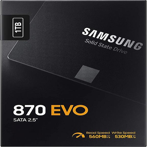 SAMSUNG 870 EVO SATA III SSD 1TB 2.5” Internal Solid State Drive