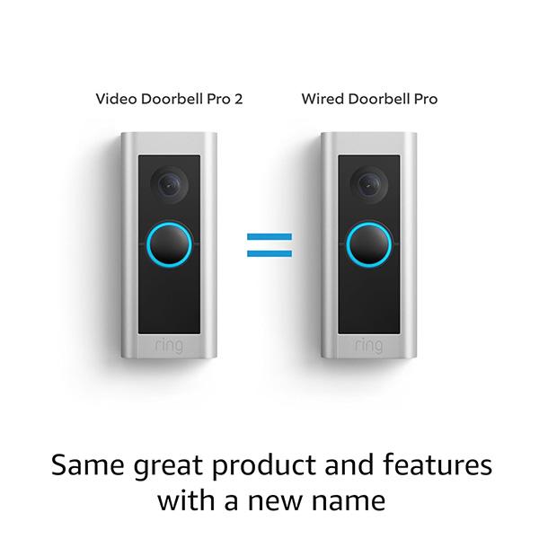 Ring Wired Doorbell Pro 2 (newest model) – Best-in-class with cutting-edge features (existing doorbell wiring required)