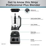 Ninja BN701 Professional Plus Blender - 1400 Peak Watts, 3 Functions for Smoothies, Frozen Drinks & Ice Cream, 72-oz. (Grey)
