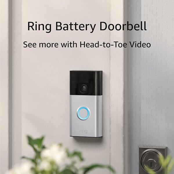Ring Video Doorbell – 1080p HD video, improved motion detection, easy installation (2020 release)