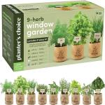 Planters' Choice 9 Herb Indoor Window Garden Kit - House Plants Seeds