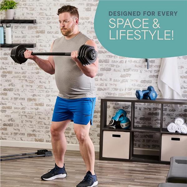 Lifepro 3-in-1 Weight Lifting System - 2 To 43 Lbs Kettlebel