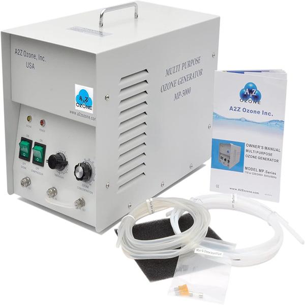 MP-5000 Ozone Generator Light-Duty Ozonator - For Water-use with Optional Oxygen Hookup, up to 5000 mg/hr, with Timer Function