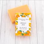 Orange Zest Soap - Gluten-Free, Organic, & Made in USA (4oz.)