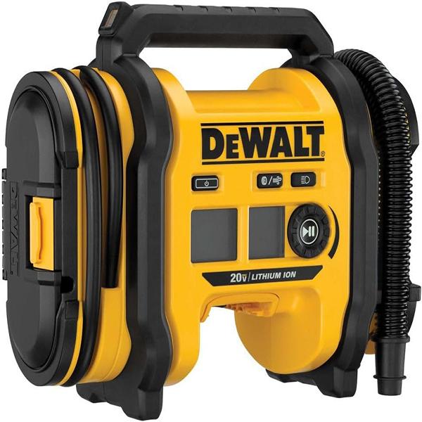 DEWALT 20V MAX Tire Inflator - Compact & Portable, Automatic Shut Off, LED Light, Bare Tool Only (DCC020IB)