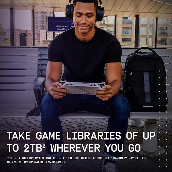 WD BLACK 2TB SN770M M.2 2230 NVMe SSD - For Handheld Gaming Devices, Speeds up to 5,150MB/s, WDBDNH0020BBK-WRSN