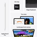Apple iPad Air 11-inch M2 (MUWD3LL/A) - Built for Apple Intelligence, Tablet, Liquid Retina Display, 128GB, 12MP Front/Back Camera, Wi-Fi 6E, Touch ID, All-Day Battery Life