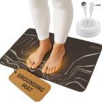 GAYA Grounding Earth Mat for Feet - For Sleep Improvement, Back Pain Relief, Muscle Relaxation & Stress, Ground for Desk, Bedding Pad (24''X16'')