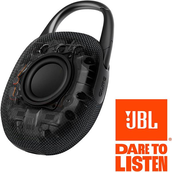 JBL Clip 5 Ultra-Portable Bluetooth Speaker -  Waterproof & Dustproof, Big Pro Sound with Punchy bass, Integrated Carabiner, Made in Part with Recycled Materials