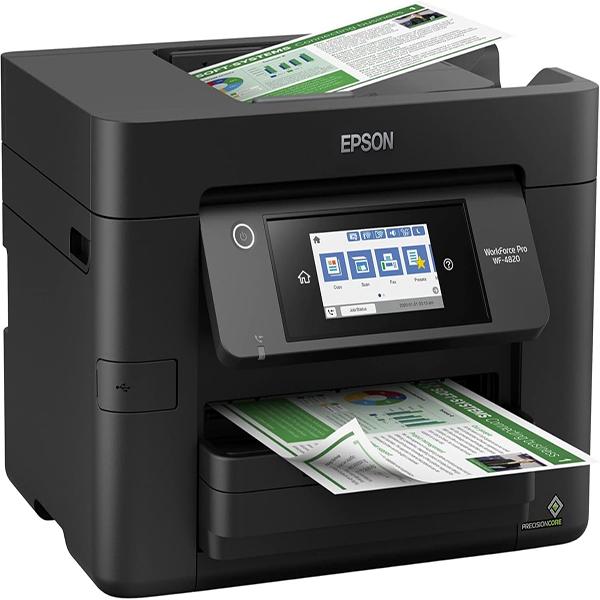 Epson Workforce Pro WF-4830 Wireless All-in-One Printer with Auto 2-Sided Print - Print, Copy, Scan and Fax, 500-sheet Paper Capacity, & 4.3" Color Touchscreen