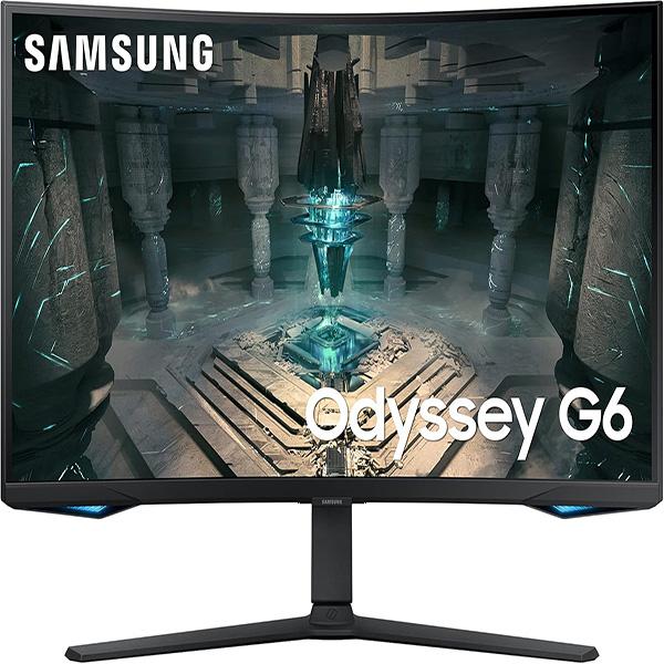 Samsung 32" Odyssey QHD G65B Curved Gaming Monitor (LS32BG652ENXGO) - 240Hz, 1ms (GTG), HDR 600, Gaming Hub, 1000R, AMD FreeSync Premium Pro