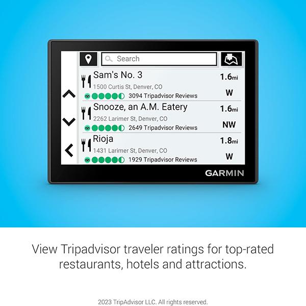 Garmin Drive™ 53 GPS Navigator - High-Resolution Touchscreen, Simple On-Screen Menus and Easy-to-See Maps, Driver Alerts