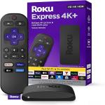 Roku Express Streaming Stick 4K - Roku Streaming Device 4K/HDR with Voice Remote, Free & Live TV