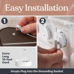 GAYA Grounding Earth Mat for Feet - For Sleep Improvement, Back Pain Relief, Muscle Relaxation & Stress, Ground for Desk, Bedding Pad (24''X16'')