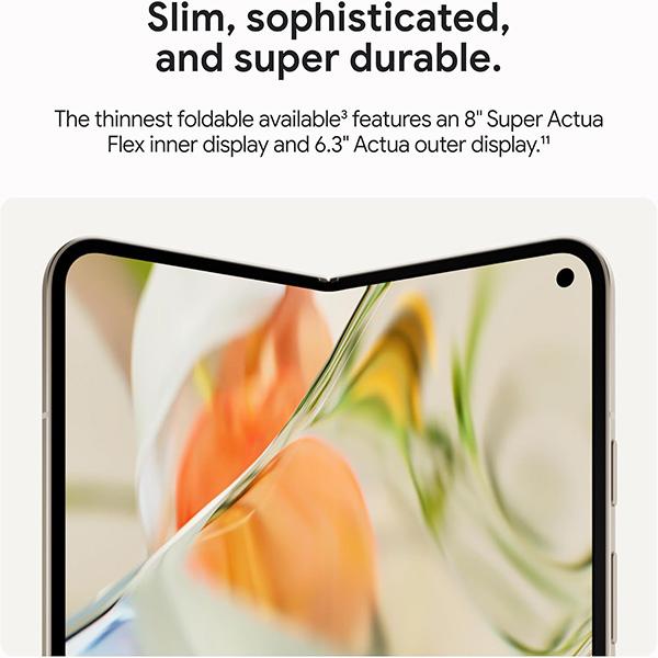 Google Pixel 9 Pro Fold 5G Unlocked Android Smartphone with Gemini - Advanced Triple Rear Camera System, Foldable Display, Hands-Free Video (Obsidian)