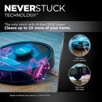 Shark PowerDetect Self-Empty Robot Vacuum with NeverStuck Technology (AV2820S) - Auto Deep-Clean Carpets & Hardfloors, 30 Day Capacity HEPA Bagless Base, WiFi