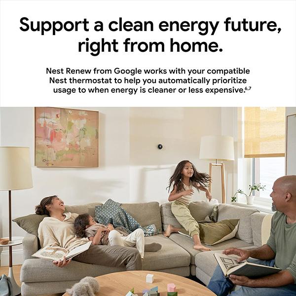 Google Nest Learning Thermostat (3rd Generation) - Programmable Smart Thermostat for Home, Works with Alexa