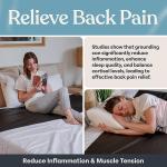 GAYA Grounding Mat For Bed - For Sleeping Improvement, Muscle Relaxation, Earthing Pad For Feet, Mats For Desk, & Earth Pads For Bedding