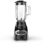 BLACK+DECKER 10-Speed Countertop Blender - Pulse Button, 6-Cup Glass Jar, Dishwasher-Safe, Stainless Steel Blade, Suction Feet (Glass)