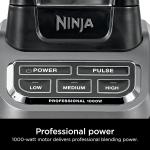 Ninja BL610 Professional 72oz Countertop Blender - 1000-Watt Base, Total Crushing Technology for-Smoothies, Ice & Frozen Fruit (Black)