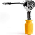 DEKOPRO 228 Piece Socket Wrench Auto Repair Tool Combination Package - Mixed Tool Set, Hand Tool Kit with Plastic Toolbox Storage Case