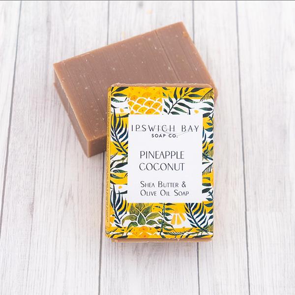 Pineapple Coconut Soap - Gluten-Free, Organic, & Made in USA (4oz.)
