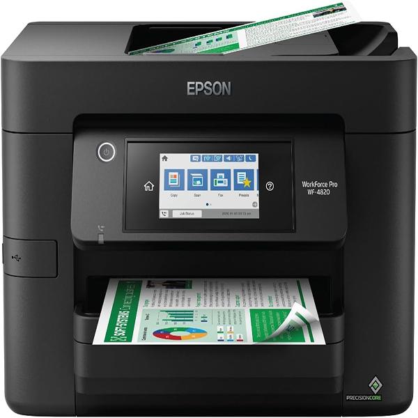 Epson® Workforce® Pro WF-4820 Wireless Color Inkjet All-In-One Printer - Black