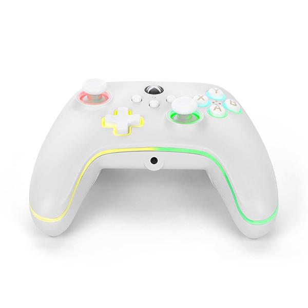 PowerA Advantage Wired Controller for Xbox Series X|S with Lumectra - Wired video game controller, works with Xbox One and Windows 10/11 (White)