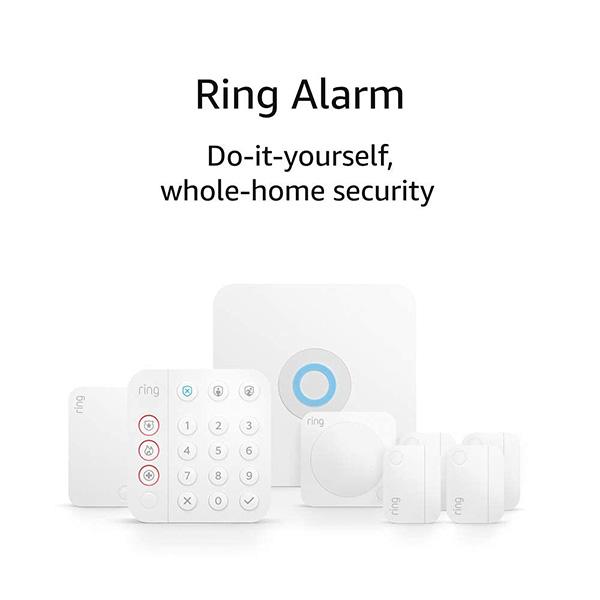 Ring Alarm Pro 8-Piece Kit Wireless Smart Home Security System - Expandable, Easy Setup, Mobile App Control, 24/7 Professional Monitoring, Alexa Compatible (White)