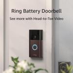 Ring Video Doorbell – 1080p HD video, improved motion detection, easy installation (2020 release)
