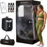 LifePro Revivify Portable Sauna Box – At-Home Sauna Tent with Adjustable Heat Levels & Timer, Foldable, Easy-to-Use Personal Steam Room for Home with 2.6L Steamer