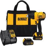 DEWALT 20V Max Cordless Drill/Driver Kit - 2 Batteries and Charger Included (DCD771C2)
