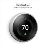 Google Nest Learning Thermostat (3rd Generation) - Programmable Smart Thermostat for Home, Works with Alexa