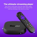 Roku Ultra Ultimate Streaming Player 2024 - 4K Streaming Device for TV with HDR10+, Dolby Vision & Atmos