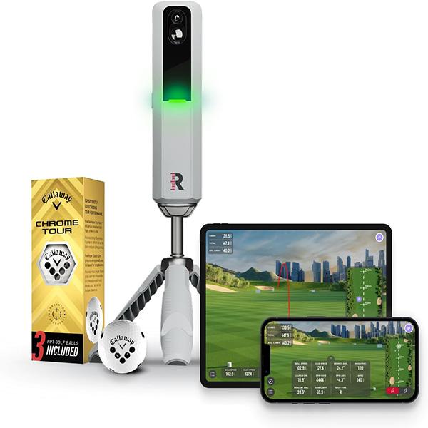 Rapsodo MLM2PRO Golf Launch Monitor - Simulators for Home & Training, Mobile Launch Monitor for Golf Swing Analysis, Measures Spin Rate & Axis, Tracker & Swing Analyzer