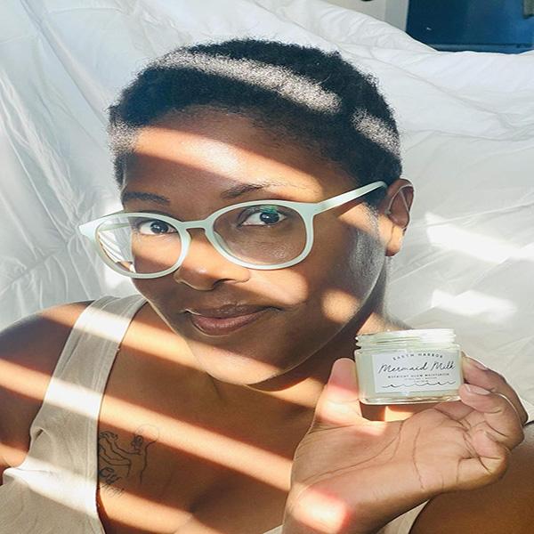 Earth Harbor MERMAID MILK Nutrient Glow Moisturizer - Lightweight Botanical Hydration, Matcha and Spirulina, 100% Non-GMO + Plant-Based