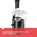 BLACK+DECKER 400-Watt Fruit & Vegetable Juice Extractor (JE2400BD) - Black