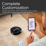 Shark PowerDetect Self-Empty Robot Vacuum with NeverStuck Technology (AV2820S) - Auto Deep-Clean Carpets & Hardfloors, 30 Day Capacity HEPA Bagless Base, WiFi
