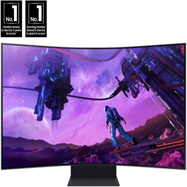 SAMSUNG 55" inch Odyssey Ark 4K UHD 165Hz Curved Quantum Mini LED Gaming Monitor