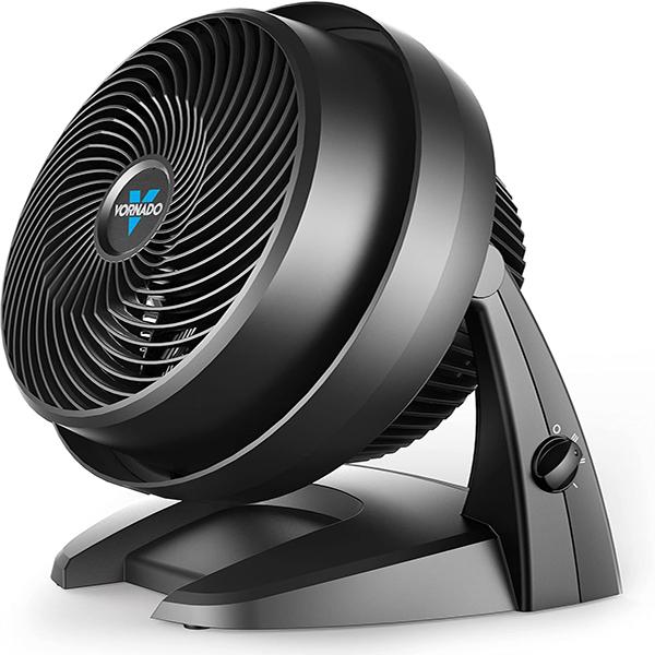 Vornado 630 Mid-Size Whole Room Air Circulator Fan - For Home, 3 Speeds, Adjustable Tilt, Removable Grill, 9 Inch (Black)