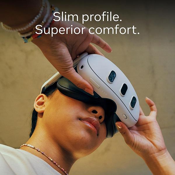 Meta Quest 3 512GB - Ultimate Mixed Virtual Reality Experiences — Get Batman: Arkham Shadow (White)