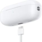 Apple AirPods Pro 2nd Generation with Wireless MagSafe Charging Case (USB-C) - with Apple 1 Year Limited Warranty (White)