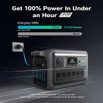Anker SOLIX C1000 Portable Power Station, 1800W (Peak 2400W) - Full Charge in 58 Min, 1056wh LiFePO4 Battery for Home Backup