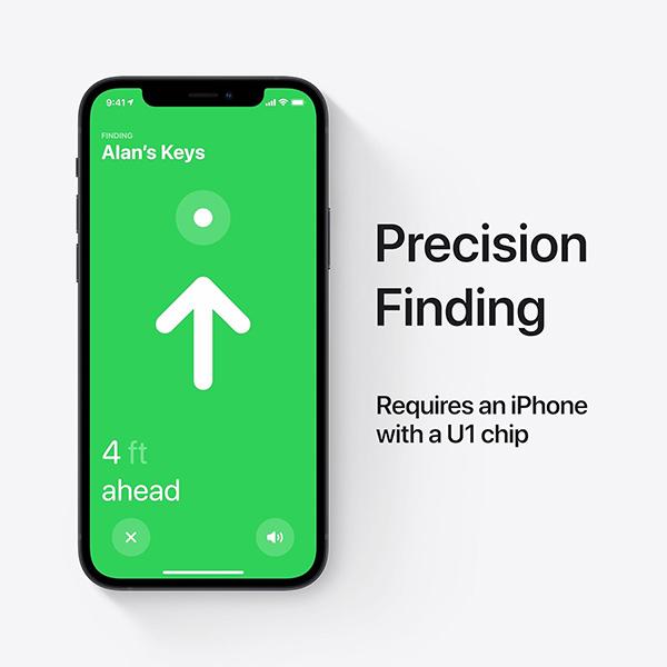 Apple AirTag - Simple One-Tap Set Up With iPhone Or iPad, Keep Track & Find Your Keys, Wallet, Luggage, Backpack, & More