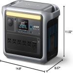 Anker SOLIX C1000 Portable Power Station, 1800W (Peak 2400W) - Full Charge in 58 Min, 1056wh LiFePO4 Battery for Home Backup