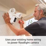 Ring Floodlight Cam Wired Plus with motion-activated 1080p HD video - Black (2021 release)