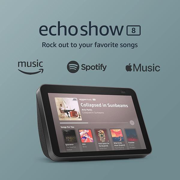 Echo Show 8 (2nd Gen, 2021 release) - HD smart display with Alexa and 13 MP camera