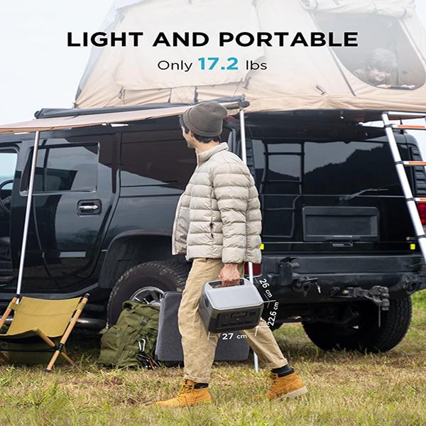 ECOFLOW Portable Power Station RIVER 2 Pro - 768Wh LiFePO4 Battery, 70 Min Fast Charging, AC Outlets